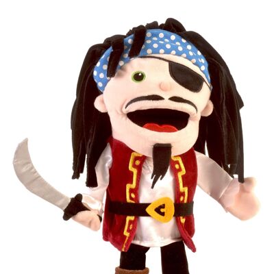 Marioneta de mano de boca móvil pirata