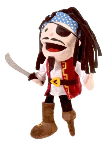 Marionnette à main bouche mobile pirate 3