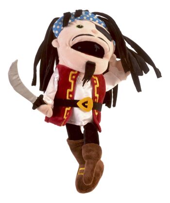 Marionnette à main bouche mobile pirate 4