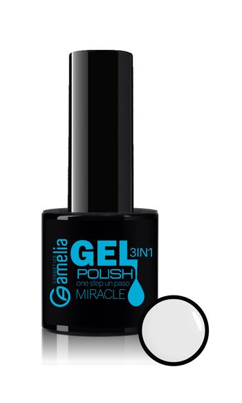 Gel vernis à ongles 3 en 1 8 ml Frech blanc