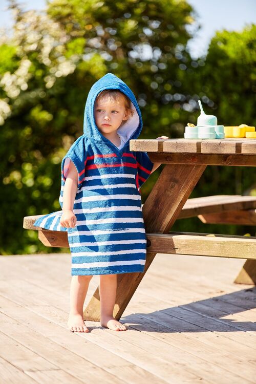 Poncho de bain Sailor Stripes