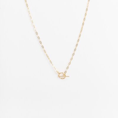 Rectangle Chain Necklace - T Clasp - MIA