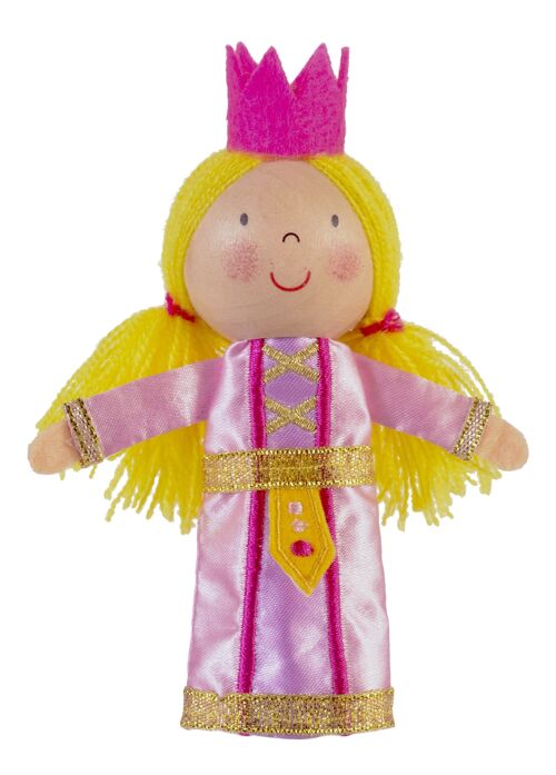 Princess Wooden Head Finger Puppet