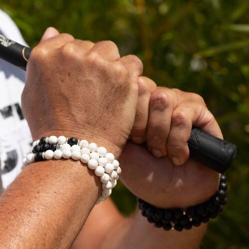 Bracelet Homme - Onyx & Magnesite - MEROPE