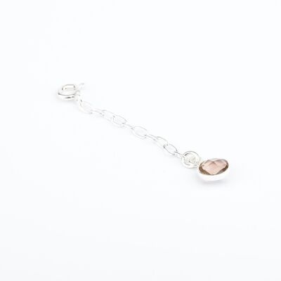 Interchangeable Chain Charm - Smoky Quartz - MIA