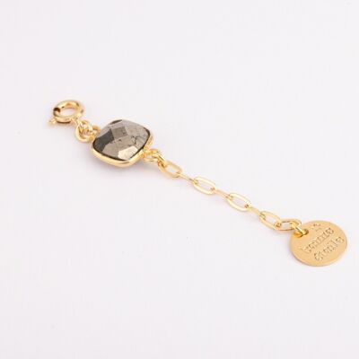 Interchangeable Charm - Square Pyrite - MIA