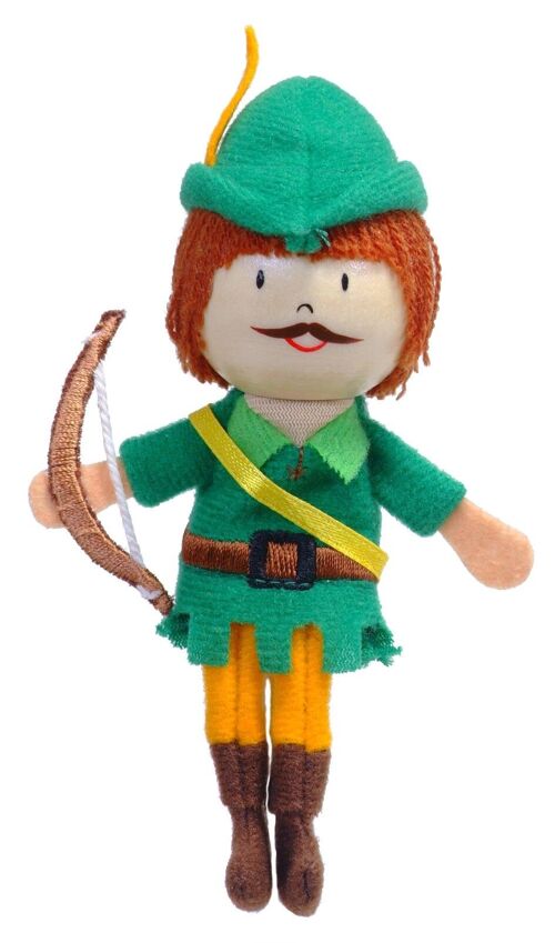 Robin Hood Wooden Head Finger Puppet