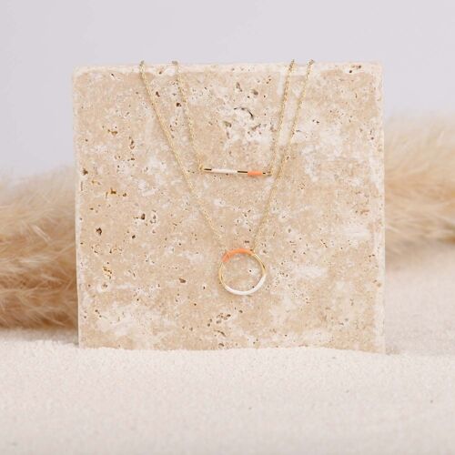 Collier chaine fine - Pendentif - Giulia