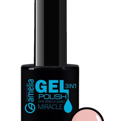 Nail gel polish 3 in 1 8 ml Pastel Pink