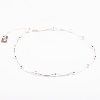 Pulsera Tobillo Cadena - Bola Plata - OXANE