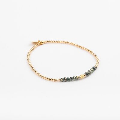 Pearl bracelet - khaki - SUBTIL