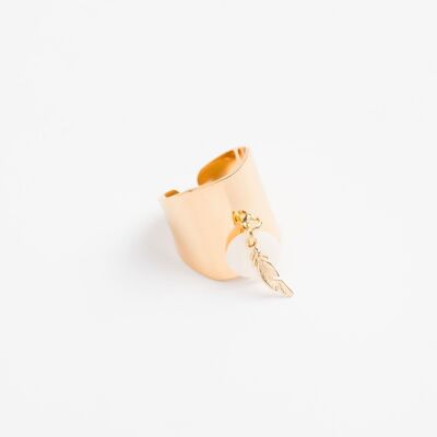Ring - Mother-of-Pearl & Charm - CHLOÉ - 20mm