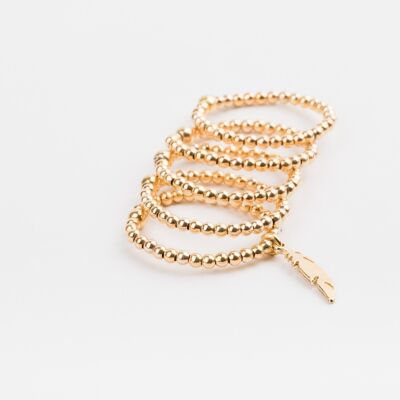 Anello in oro con perle - Set di 3 - SUBTIL