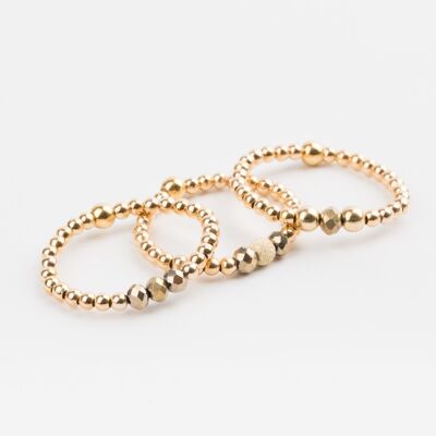 Gold Pearl Ring - Gold SUBTIL