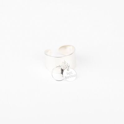 Bague petit bonheur - Onyx - LOLA