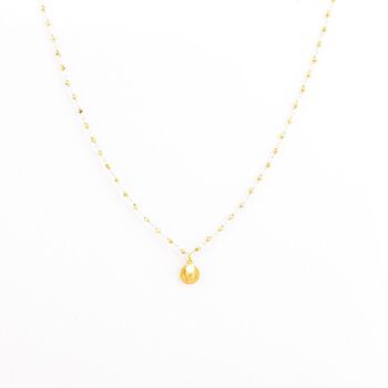 Collier Chaine Finesse - Pyrite d'or & Cesar - ESSENTIELS