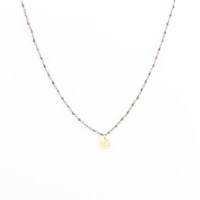 Collier Chaine Finesse - Pyrite & Bonne etoile - ESSENTIELS