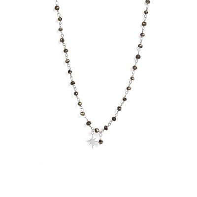 Sweet Chain Necklace - Pyrite & North Star - ESSENTIALS