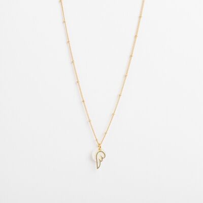 Ball Chain Necklace - Mother-of-Pearl & Charm - CHLOÉ