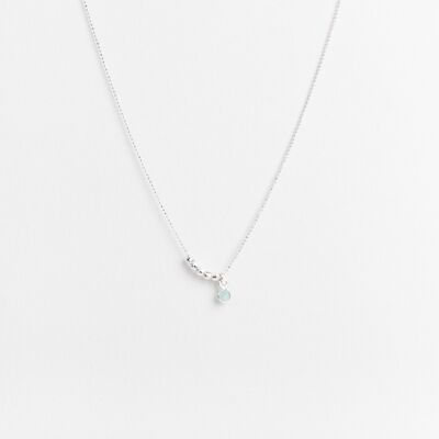 Diamant-Kettenhalskette – Amazonit – ISA
