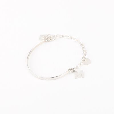 Half Bangle Bracelet - Letter - CALISTA