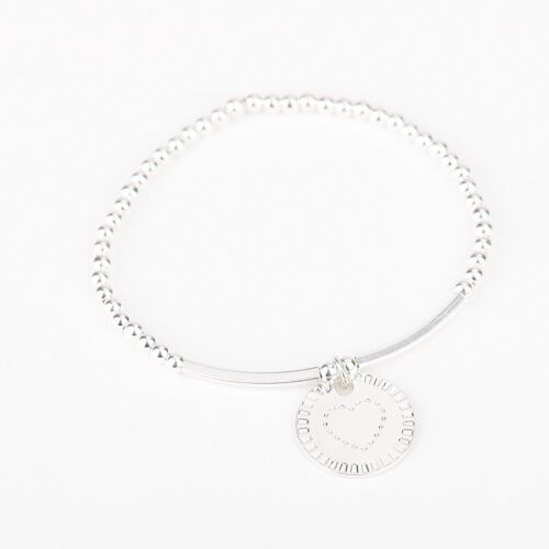 Bracelet Perle argent - Amour pampille - INCONTOURNABLE