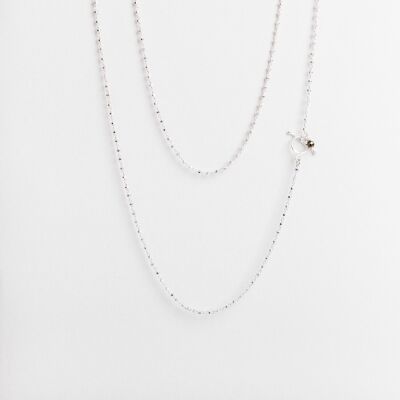Chain Necklace - Pyrite Clasp T - LOU