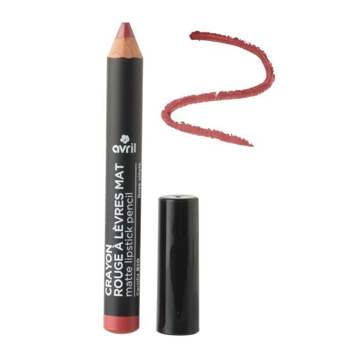 Matter Lippenstiftstift aus zertifiziertem Bio-Vinyl in Rosé