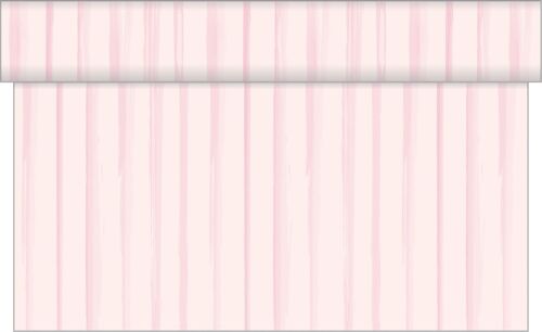 Tischläufer Streifen in Rosa aus Linclass® Airlaid 40 cm x 24 m, 1 Stück