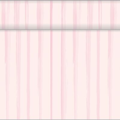 Tischläufer Streifen in Rosa aus Linclass® Airlaid 40 cm x 24 m, 1 Stück
