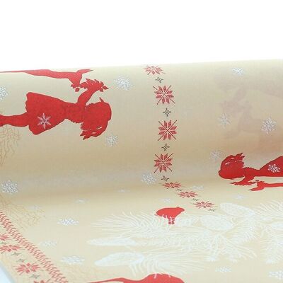 Christmas table runner Sarah from Linclass® Airlaid 40 cm x 24 m, 1 piece