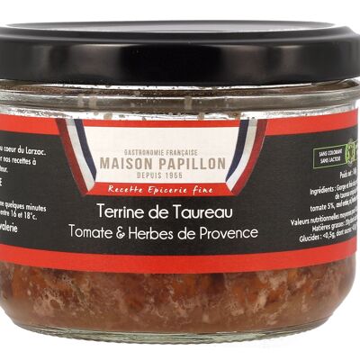 Terrine de Taureau à la Tomate & Herbes de Provence 160g