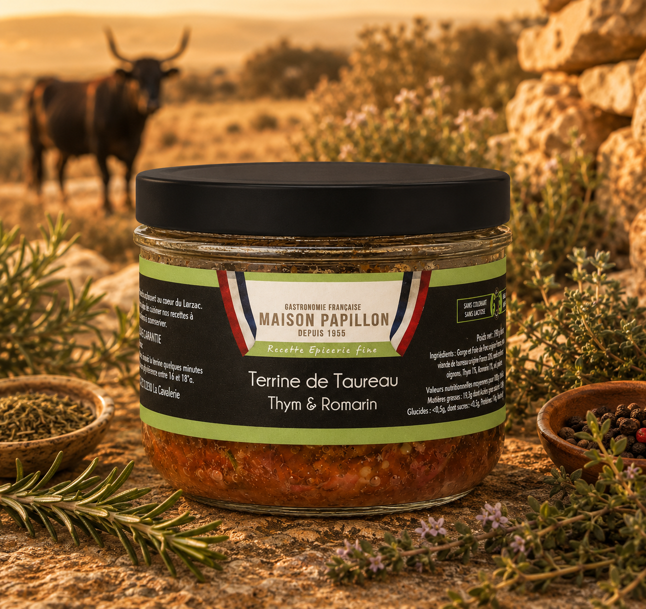 Bull Terrine with Thyme & Rosemary 160G