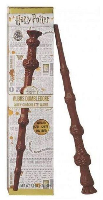 JELLY BELLY - Baguette Magique en chocolat de Dumbledore - Harry Potter 1