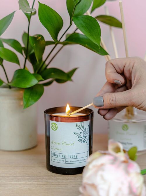 Blushing Peony Scented Candle