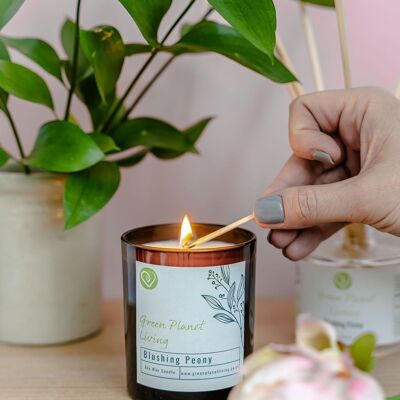 Blushing Peony Scented Candle