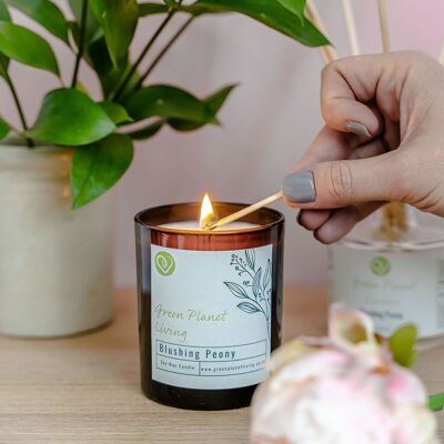 Blushing Peony Scented Candle