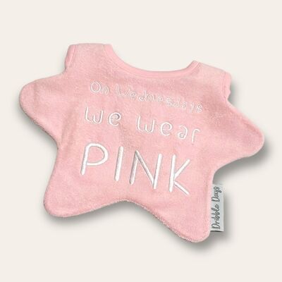 'On Wednesdays we wear Pink' Baby Bib