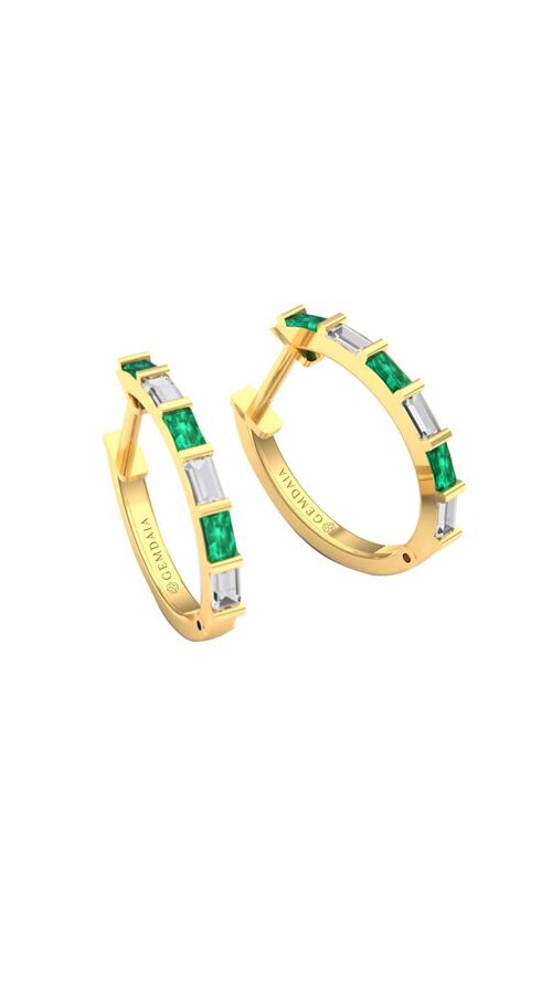 Emerald Serenity Earrings