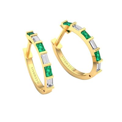 Emerald Serenity Earrings