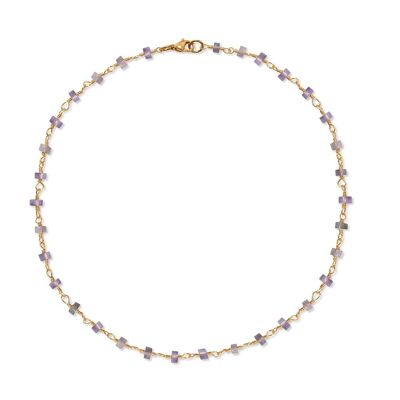 Collier fil d'améthyste