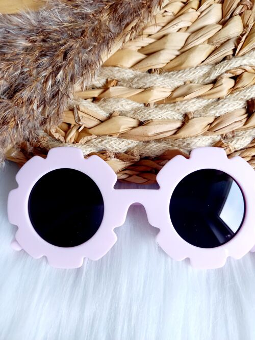 Sunglasses kids Flower lilac | Kids sunglasses