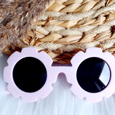 Gafas de sol niños Flor lila | gafas de sol para niños