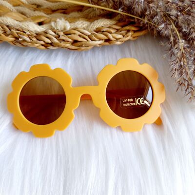 Gafas de sol niños Flower amarillo | Gafas de sol para niños