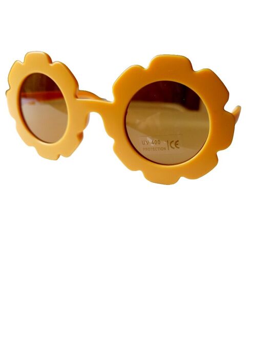 Sunglasses kids Flower yellow | Kids sunglasses