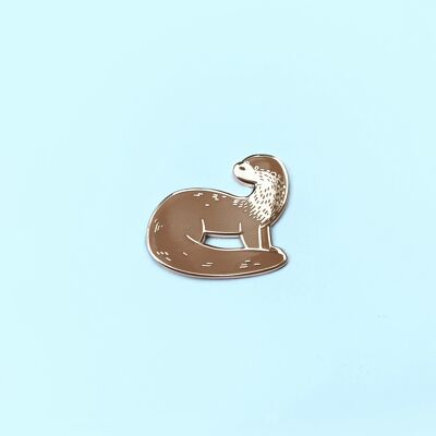 River Otter Enamel Pin