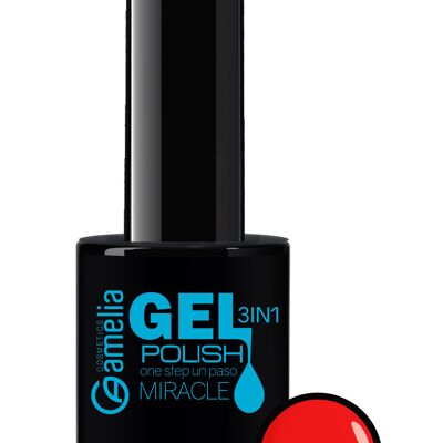 Nail gel polish 3 in 1 8 ml Coral