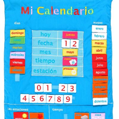 Il mio calendario spagnolo da appendere al muro