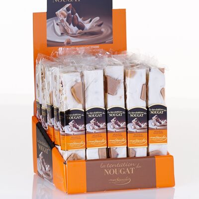 Karamell-Nougat-Riegel – Display (25 x 100 g)