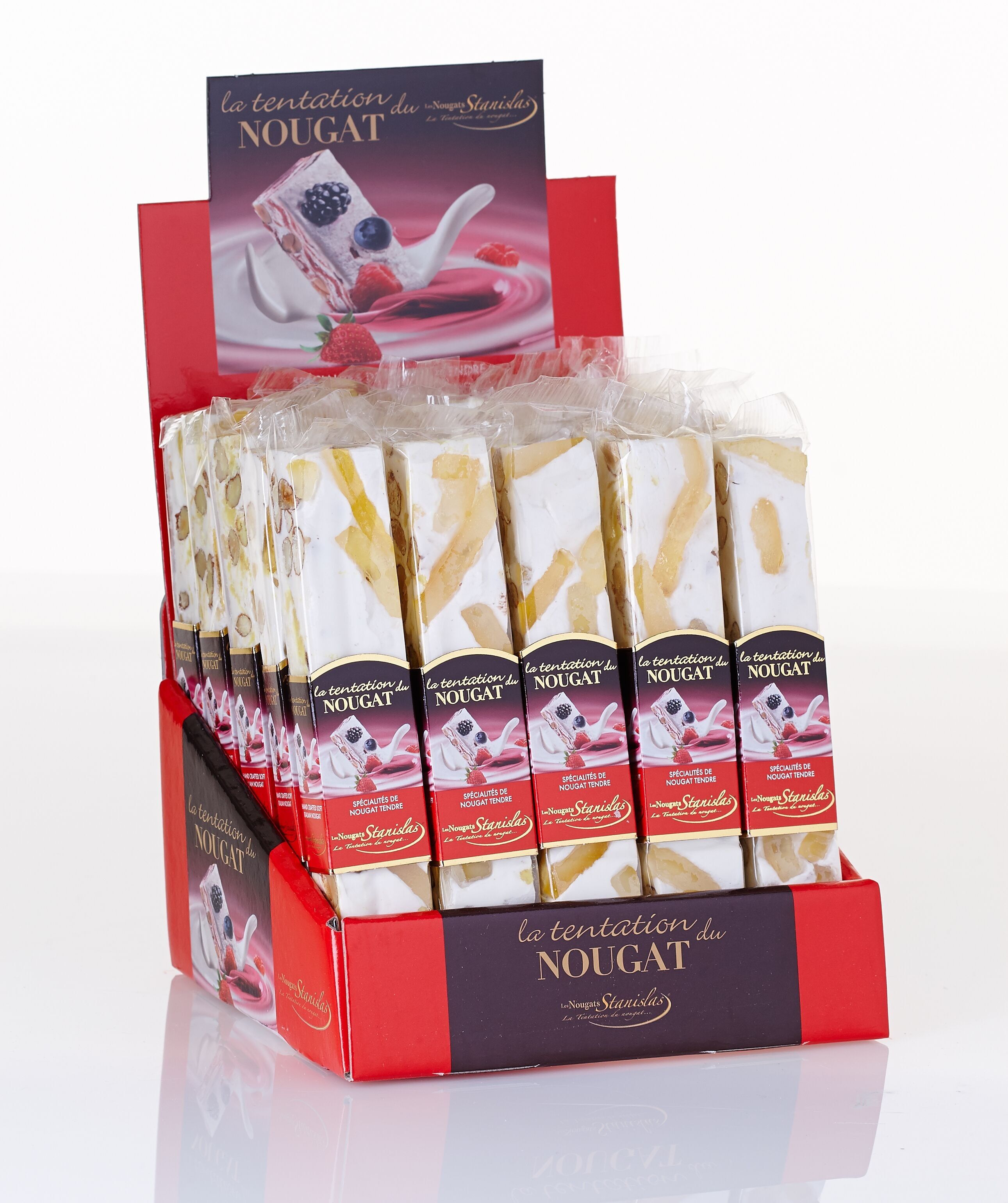 Barrette di Torrone al Limone - Espositore (25 x 100g)